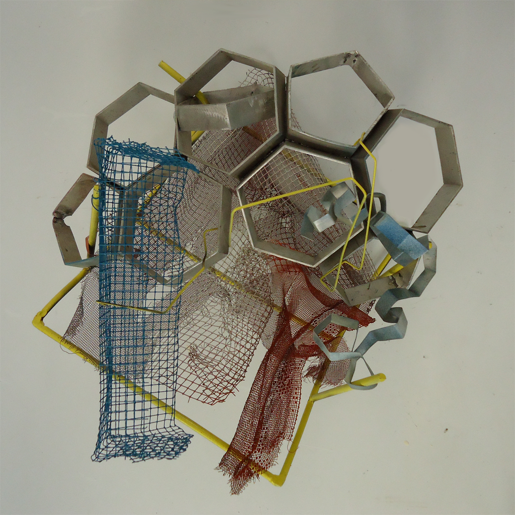 Filter No. 20 - abstract metal sculpture by Peter Mitten - sculpture by Peter Mitten