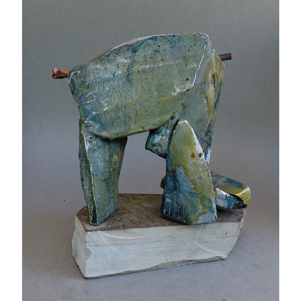 Pipeline - abstract metal sculpture by Peter Mitten - sculpture by Peter Mitten